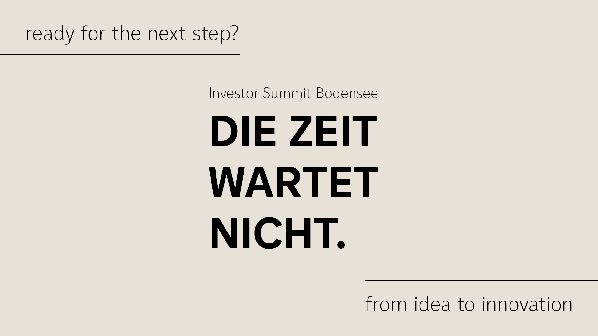 Investor Summit 2026